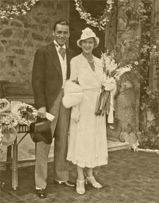 Valentín y Grace el día de su boda