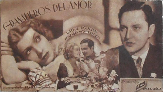 Granaderos del amor. Tarjeta