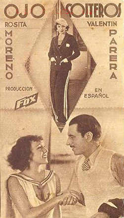 Cartel anunciador de ¡Ojo, solteros!