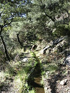 La acequia junto al 'guiaero'