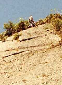 Escalando el Segundo largo