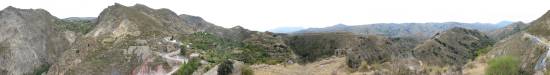 Panormica de la Alpujarra desde la Contraviesa (ampliar)