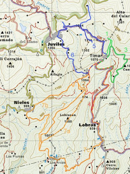 Rutas Cortas