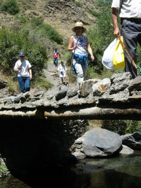 Puente sobre el r�o Trev�lez