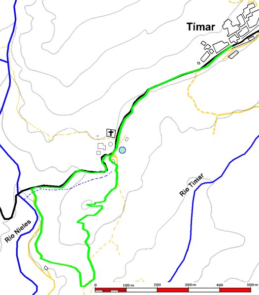 Mapa del itinerario